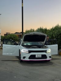دودج تشارچر 2018 RT 5700 اللون ابيض بلادي  السيارة حادثها كلش حلو فقط ...