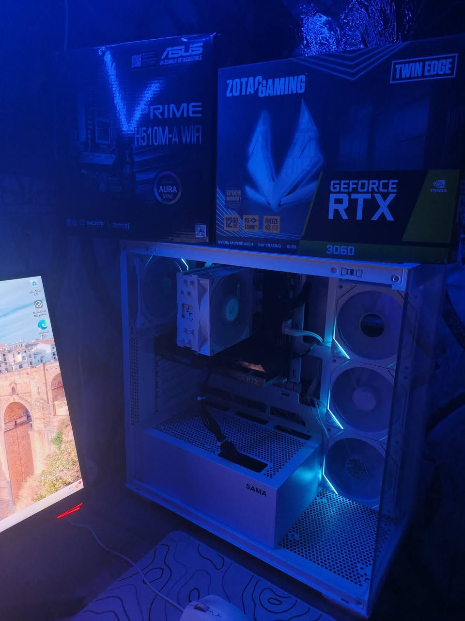 🔥 PC Gaming للبيع 🔥

✅ المعالج: Intel Core i5-10400F (جيل عاشر)
✅ كرت الشاشة: RTX 3060 12GB GDDR6
✅ الرام: 16GB DDR4 3200MHz
✅ التخزين: NVMe SSD 1TB
✅ هارد إضافي: HDD 2TB

📦 كراتين القطع موجودة.
💰 السعر: 975,000 دينار عراقي (قابل للتفاوض).
📍 الموقع: بغداد – مدينة الصدر.
📞 رقم الهاتف: ***********
