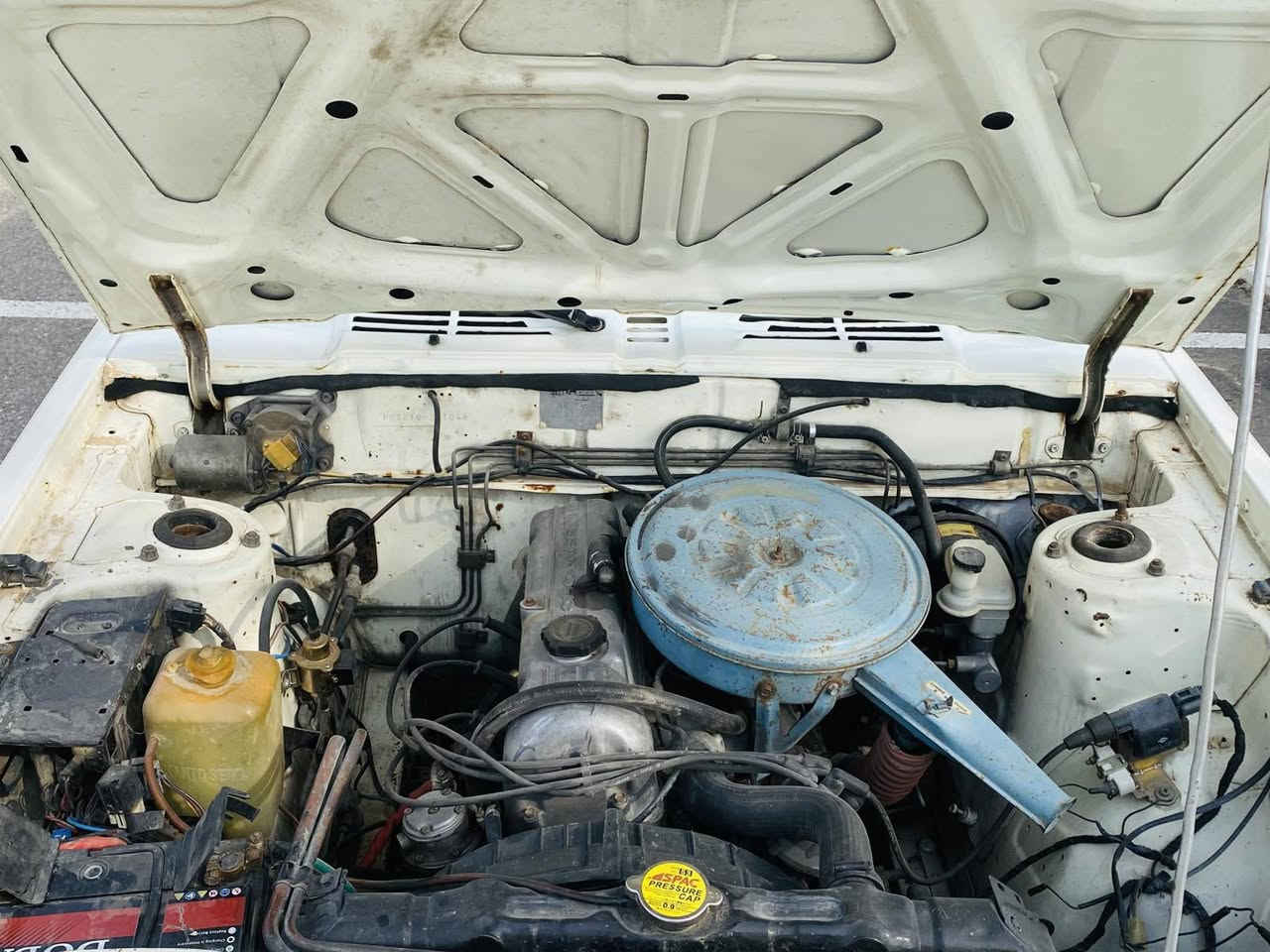 داستون کلاسیک 1979 گێر و مەکینەو تەبرد مەزبوتە تەقە و رەقەی تێدانیە سەیارەکە مەزبوتەو زۆر جوان و خاوێنە چار تایەی نوێیە  بێ دەعم و لێدراوە بەناو دەکرێ سەعێبی مەوجودە   غرامە  و بڕاوە و لێدران و هەمووی بەشەرت نرخی 43 وەرەقە و کەمێک مەجال *********** ڤایبەر واتسەپ أربيل, العراق
