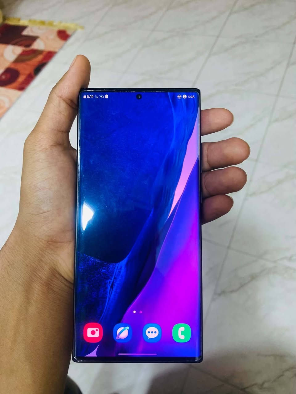 السلام عليكم 
جهاز note 20 ultra 5G للبيع 
الجهاز نضيف حيل وتر بروف شخط مابي 
المكان ناصريه 
السعر : ٣٧٥ وبي مجال قليل مستعجل على بيعته 
الشراي يعلق و انا اراسله او يراسلني واتساب 
***********
