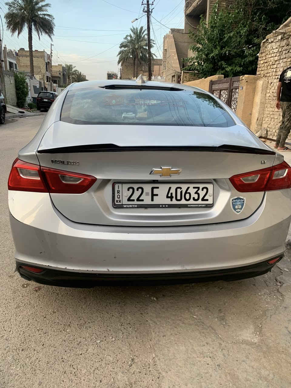 ماليبو 2017مواصفات Lt بدون ايرباك
لون رصاصي رقم أربيل بأسمي

حادثها ربع البنيد والجاملغ بي بي بارد 

وصور الحادث موجودة

داخل عسلي 

كرسي السائق كهرباء 

تبريد قطعتين 

وباقي المواصفات المعروفة

محرك ١٥٠٠ تيربو 

سيارة مال جناي وبالعافية على الياخذها 

مكانها بغداد حي اور

سعرها 115$وبيها مجال قليل للشراي 

للاستفسار 

***********
