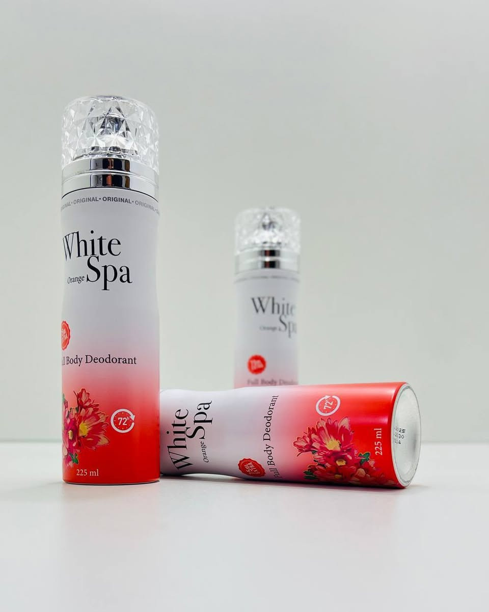 معطر ومزيل عرق للجسم  White Spa 🥹💗 (وايت سبا) التركي 🇹🇷
بروائح مختلفة من الورد ٨ اشكال 
والعطور تجنننن راح تدمنين عليهم 😭👄
 
رائحة جميلة تدوم لمدة 24 ساعة.
يعمل كمفتح للبشرة ويحتوي على فيتامين A.
لا يترك أي أثر على الملابس بجميع ألوانها.

متوفر بحجم 225 مل مع كمية إضافية.


**إذا كنت صاحب هذا الإعلان وتريد حذفه لأي سبب، رجاءا أرسل رسالة إلى الدعم الفني**