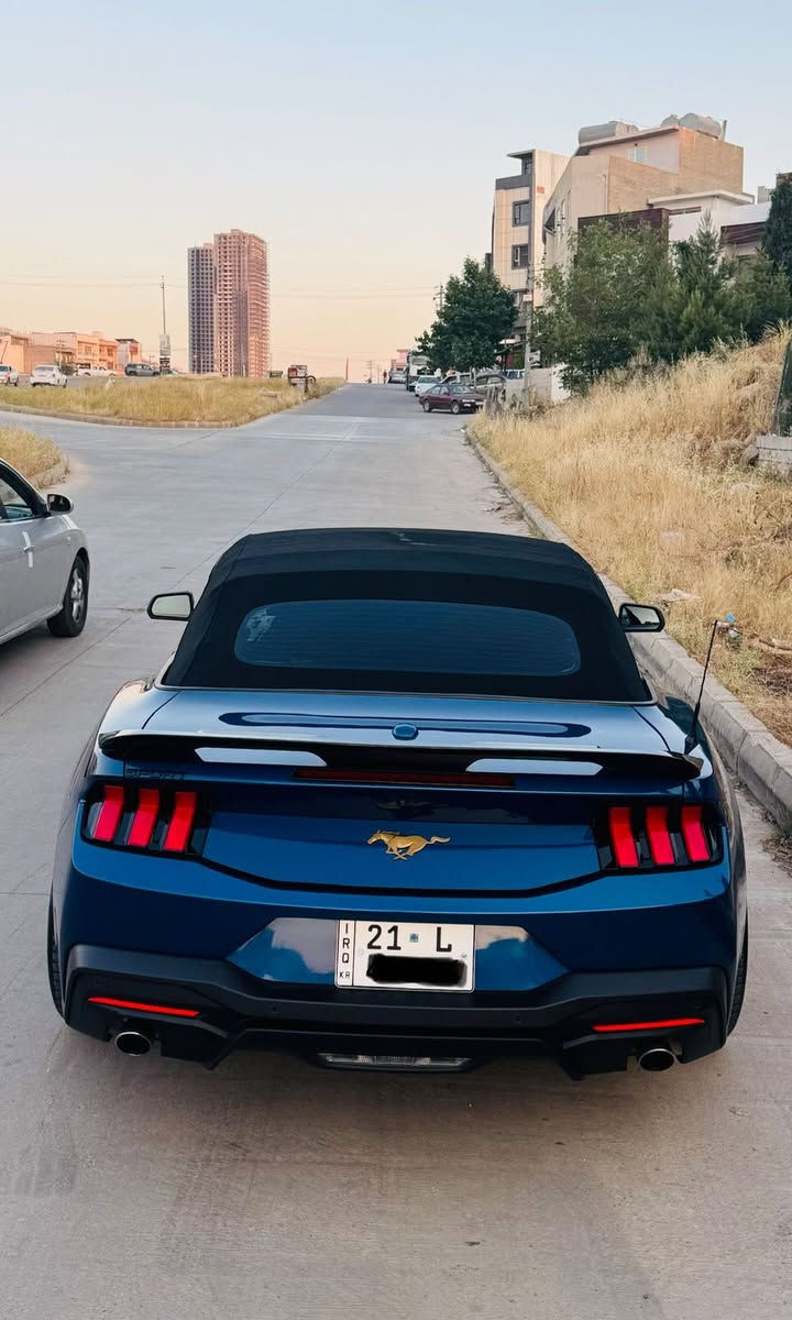 سلام عليكم
- FORD MUSTANG
- للبيع فقط 
- موديل 2024 
- محرك 4 سلندر 2.3 cc 
- كشف 
- الون ازرق -جويتي 
- مواصفات فول 
- ماشيه 51 الف كليو متر 
- رقم سليمانيه الجديد 
- سنويه لحد 2031 
- هزه جديد 
- تخم تاير جديد 
- رقم الشاصي 1FAGP8UH9R5114383
- حادث بنيد +جاملغ 
- بدنه السكن بيها تصليح 
- شاصي كفاله 
- ارباك ستيرن سستم 
- العنوان سليمانيه 
- الاستفسار *********** متوفر واتساب
