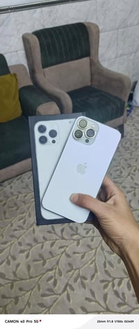 مساء الخير ايفون 13 برو ماكس مكفوللل جهاز من تبديل اي قطعه بطاريه 84 ب...