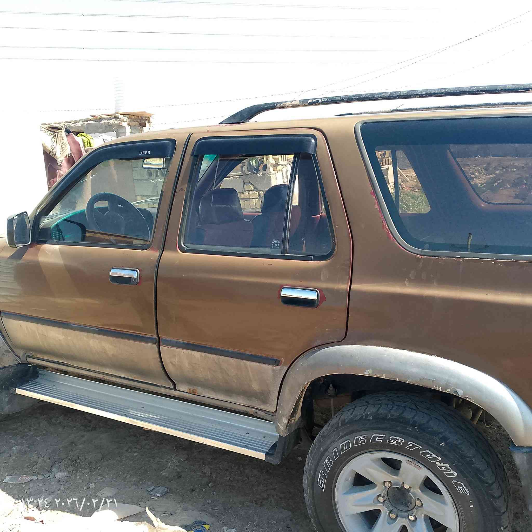 سلام عليكم جيب تيوتة موديل 92السيارة كاملة تقصة بس حددية سعرة 32بية مجال موبيل *********** مكان السيارة الناصرية المركزالمحافظة
