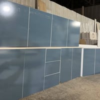 كاونتر خشب تركي • مترين • سنك مرمر صناعي