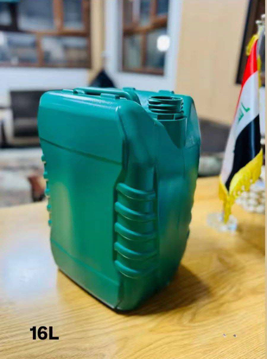 أنتاج جليكان 16 لتر - 20 لتر  جميع الألوان حسب الطلب
طباعة مجانيه على الجلكان 16 لتر بأسم المنتج الخاص بك  
التوصيل مجاني ( للجملة ) لجميع محافظات العراق  
مواد استندر ووزن عالي مقاوم لكافة انواع المواد الكيميائية والمذيبات جودة وكفاءة عالية   
للاستفسار الاتصال او على الواتساب ***********
