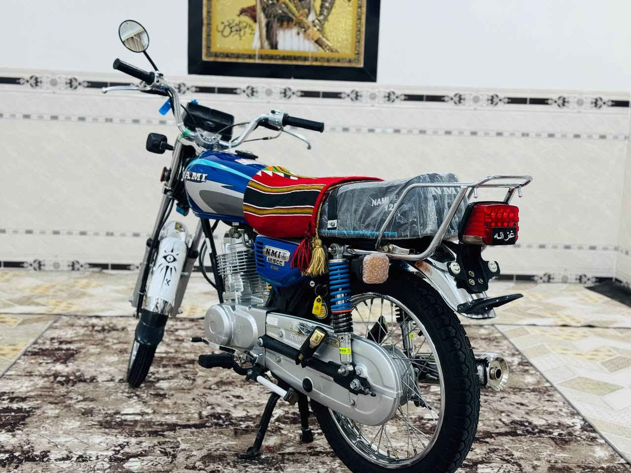 سلام عليكم اصلي شلامجه مديل 2023 دراجه مضمومه خت زيرو مكفول كفاله عامه من تاير ليكدام لتاير ليوره ولمايشتري لا يتعبني وهاذ رقمي ***********
