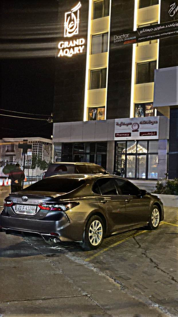 کامری  ٢٠٢٢ se  ئەمەریکی مواسەفات کەنەدی  بێ بۆیاخ ٢ دەرگای گۆڕاوە بە بیلاد لەسەر شوخت ناوی نەگرتوە  ئێرباگی نەتەقیوە ٧٨ هەزار ڕۆشتوە  کوشن هیتەر سوکان هیتەر گێری سوکان  ڕادار خەتی جادە کتابی جام ڕەش بۆ کراوە سەنەوی تازیە بەناوی خۆمانەوەیە  ٢١٤  گەڵا و معامەلەیەکی کەم  *********** السليمانية, العراق
