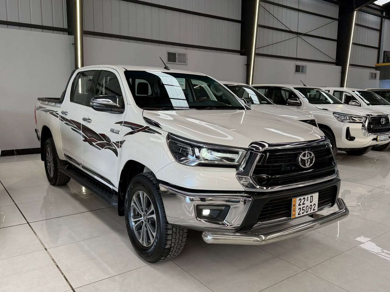 تويوتا هايلوكس 2022 سعودي سيد نهرو   
(مواصفات اوتوماتيك - مرى اشارة 
لايت ليد - كشنات تبريد - شاشه  
كامره - حساسات - فول مواصفات)

ماشى 105,000 الف حقیقی
مكفوله كفاله عامه محرک و کشر بشرط 
   
رقم اربيل جديد بشرط تحويل غرامه  
    
سعر 310 ورقا بى مجال 

مكان قضاء كلار

***********
