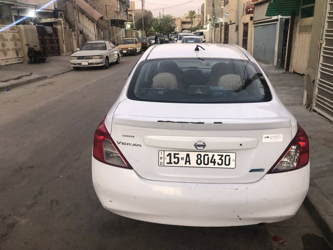 للبيع نيسان فيرسا موديل 12 رقم. جديد
سيارة بيها تبديل فقط بنيد ووبيها بارد مكفولة من الضربة القوية مكينة كير خير من الله على فحص تاخذ وين تريد ترايك بيها بسمي شرط تحويل السعر ٨٠ بيها مجال حك الجية عنوان حي العامل ***********
