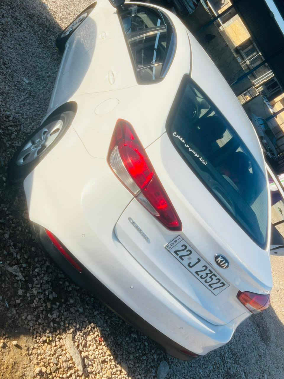 سيراتو موديل 2017 خليجي
مكينه 1600 ما مفتوحه كير  سياره جديده

حداديه تخم تاير جديد

صبغ الجاملغ خلفي بيه صبغ بدون دواخل 

وبنيد فتح براغي فقط السعر 128

رقم أربيل انكليزي سنويه 2030 

مكان ديوانيه ***********
