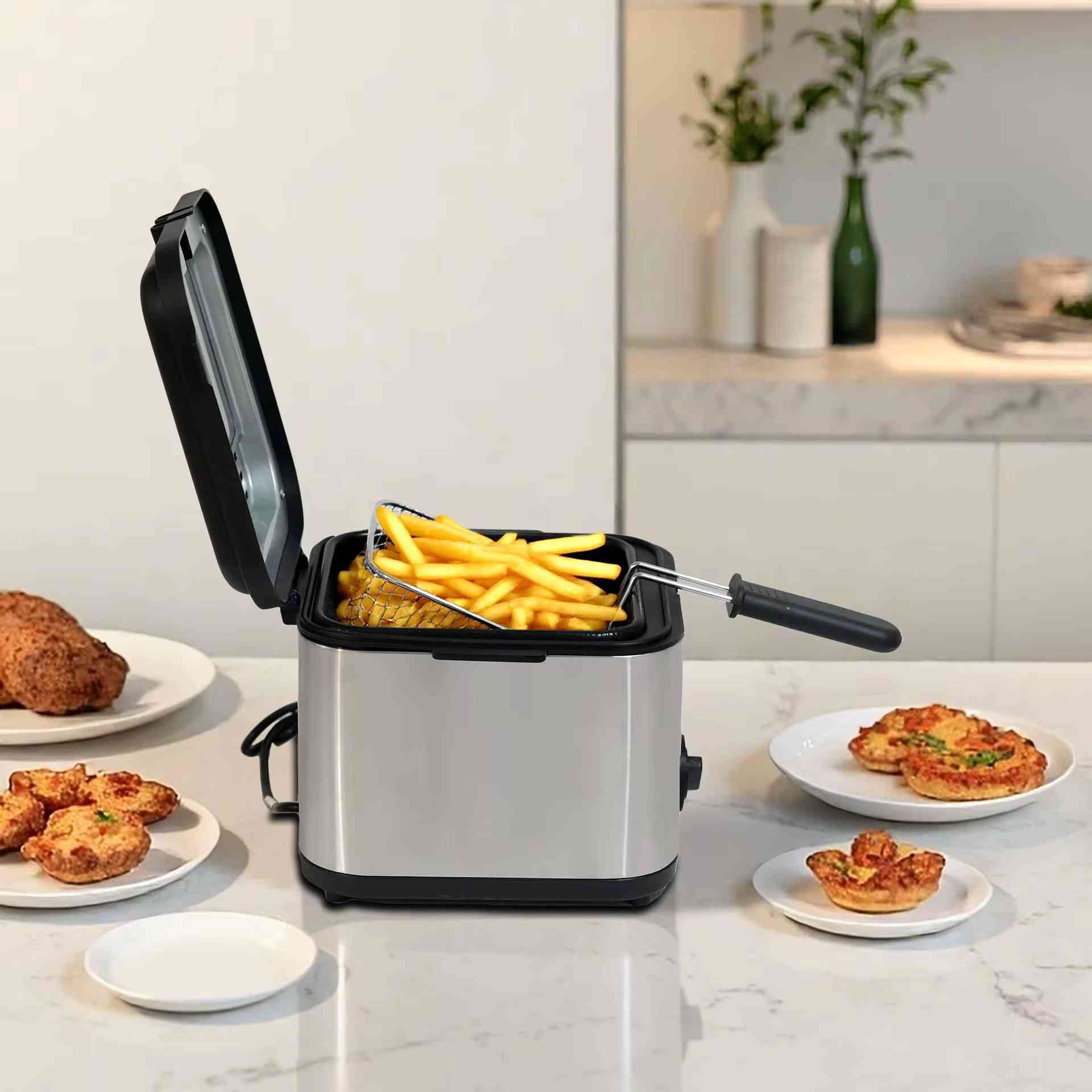 🔥 قلاية كهربائية متعددة الاستخدام بسعة 2.5 لتر
قلي سريع وسهل لأشهى الأكلات اليومية 😋

🍗 مناسبة للبطاطس، الدجاج، والخضروات
⚡ قدرة 1000 واط لأداء ممتاز
🧺 سلة معدنية بمقبض مريح

اختيار عملي لكل مطبخ


**إذا كنت صاحب هذا الإعلان وتريد حذفه لأي سبب، رجاءا أرسل رسالة إلى الدعم الفني**