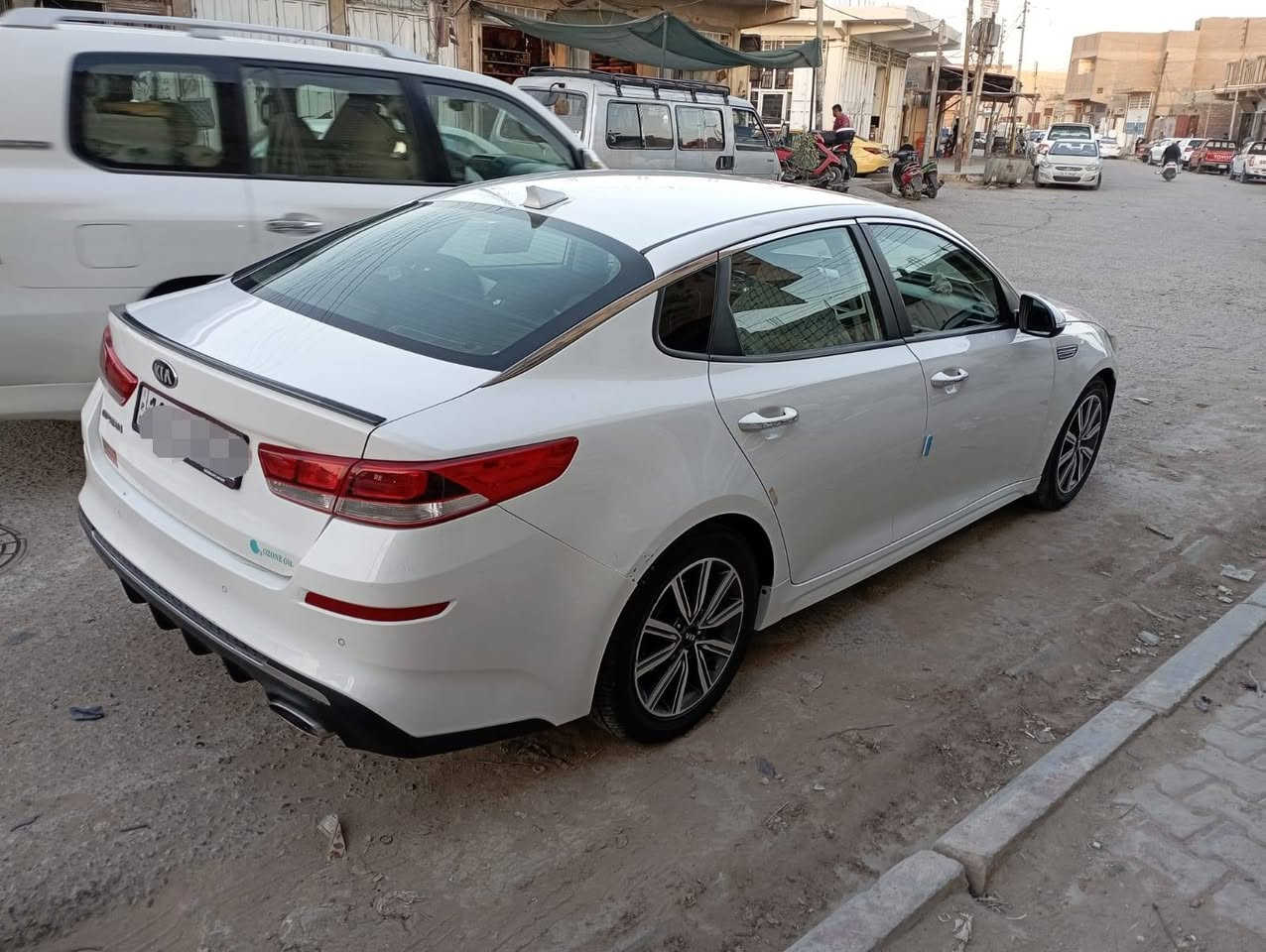 السلام عليكم
اوبتيما 19 أمريكي بغداد دولي بسمي السنوية لل31  جاهزة للاخير محرك 2400 ما مفتوح شرط شركة تبريد تدفئه تخم تاير حداديه خير من الله حادث تبديل جاملغ وبنيد رادار اربع جهات مانع انزلاق قيادة ذاتيه شاشه كبيره تحذير قيادة مثبت سرعة مكاني الديوانية السعر 128
*********** ديوانية, القادسية
