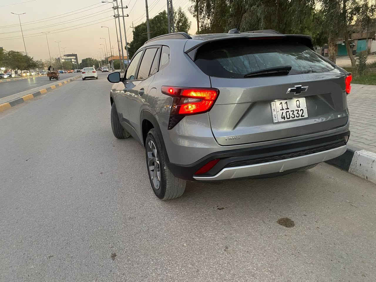 سلام عليكم
شوفرليت تراكس 2024
حادث فقط قبق جنطه
بدون ايرباك وبدون دواخل حادث جداً خفيف
بصمه رادار توقف بصمه ابواب رادار جانبي
***********
كربلاء حي الحسين 
السعر 147 وبيه مجال بسيط
