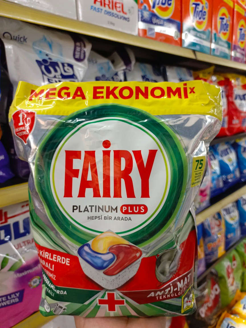 ✨ نظافة ولمعة بكل غسلة ✨
وصلت تشكيلة كبسولات الجلي من
Fairy
بأنواعها المختلفة 👌
🟢 Original
🟢 Platinum
🟢 Platinum Plus
💥 إزالة قوية للدهون
💥 لمعان بدون ترسبات
💥 عناية فائقة بغسالة الصحون
💥 روائح منعشة ونظافة تدوم
متوفرة الآن بأحجام متعددة وأسعار مناسبة 🔥
📍 العنوان: الانبار-عنه -المول الجديد 

خلي نظافة مطبخك علينا ✨


**إذا كنت صاحب هذا الإعلان وتريد حذفه لأي سبب، رجاءا أرسل رسالة إلى الدعم الفني**