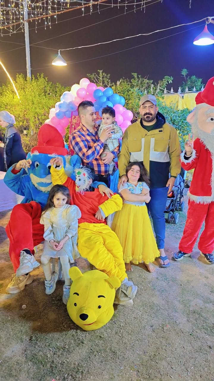 عيد ميلاد روز وحمودي في متنزه نيو دي العائلي في الدورة
سعر الحجز والتزيين كامل ب35 الف مع الدمى ودي جي وتصوير للحجز ***********
💥عنوان متنزه نيو دي العائلي  💥
بغداد الدورة مدخل حي اسيا من سريع الدورة نهاية شارع جامع حاتم السعدون على اليسار مجاور مدرسة الوهاب ومدرسة السراج💯
#متنزه_نيو_دي_العائلي
#بغداد_الدورة
#نمبر_ون
