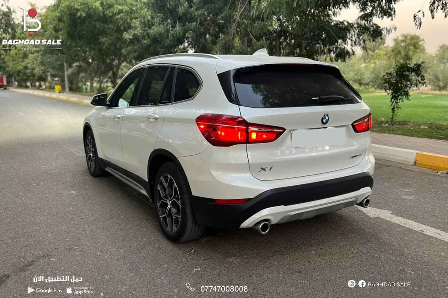 BMW  XDrive x1
موديل ٢1
ضرر جدا بسيط 
بدون اير باك 
كشنات جلد كهرباء 
بصمة 
وارد كندي 
ماشية ٦١ الف كم 
رقم اربيل بأسمي 
مواصفات اخرى 
السعر 220 $
الاتصال ***********
