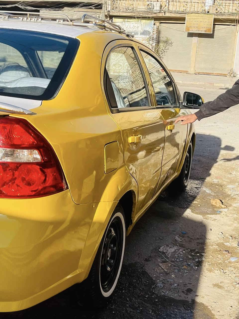 سلام عليكم افيو البيع مديل ٨سياره حلوه ومرتبه وكبل الشارع ما عايزه برغي سياره ما جناي كير مكينه حداديه كله جديده السعر ٥٠وبيه مجال حك الجيه  رقم نجف المكان نجف التواصل على الرقم ***********
