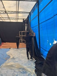 تكيه خدميه او تكية مجالس لبيع التفاصيل ارتفاع 4 متر العرض 5 نزال 15 حد...