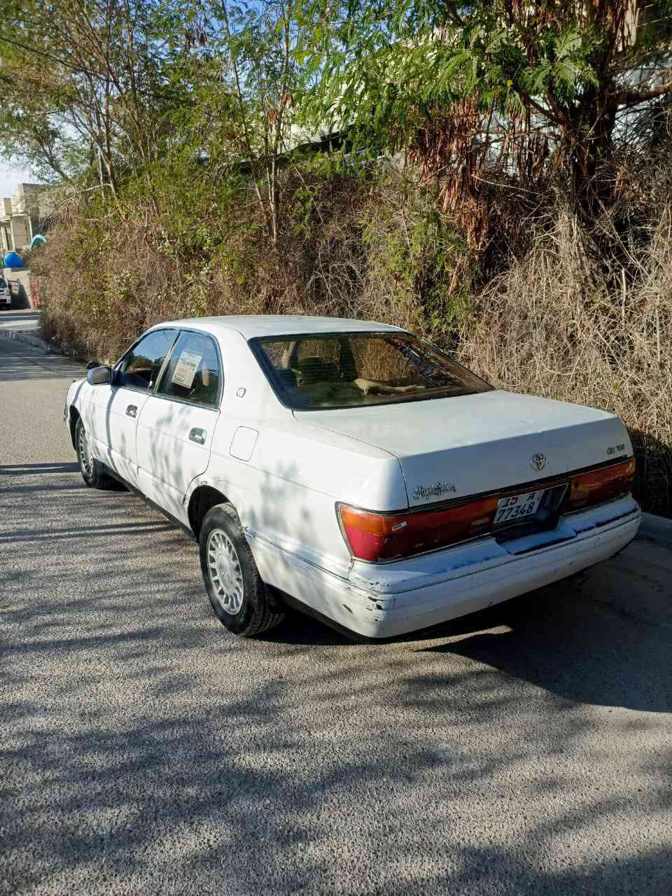 السلام عليك بطه منفصل94 بيه كصه رقم دولي انبار بسمي تحويل تاني يوم  سنويه لل 28 مكينه وكير مكفولات ترايك للبصره تخم تاير صدر جديد كهربائيات كله شغاله السياره كشره مو حلو السعر 31 وبيه مجال 
مكان السياره بغداد م ***********
