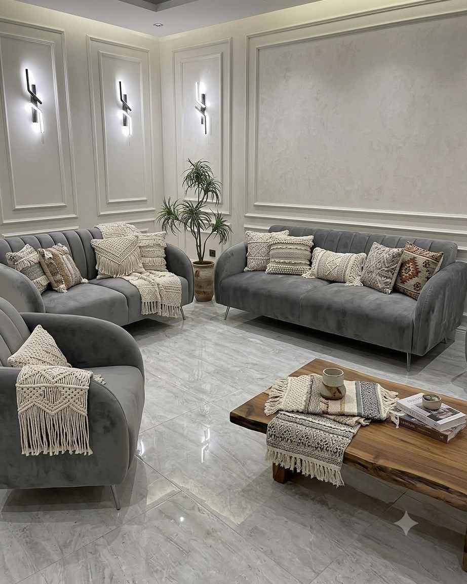 تخم قنفات 10مقاعد  موديل تركي شغل عراقي 
السعر 525الف ضمان سنتين 
 ‏🛋مواصفات التخم🛋
 1-‏مقاعد التخم بلوك اسود  16 ملم
خشب جام روسي 
 2-الاسفنج مميز ضغط عالي 7 سم
✨✨✨✨✨✨✨
الاقمشه الي متوفره 
1-‏قماش قديفة
 2-  وتر بروف 
3- كتان 
4_ خاولي اضافه سعر 50 فما فوق حسب الخامه فوق سعر التخم ‏ 
✨✨✨✨✨✨✨✨✨✨✨
ارجل التخم 
1-‏ارجل عظم عاج ضد الكسر 
 2ارجل حديد 
3- ارجل خشب حسب طلب الزبون ويضافه سعر الارجل
العنوان بغداد طريق الحسينة 
توصيل بغداد مجاني 
محافظات كروه حسب البعد 
للحجز واتساب *********** بغداد, العراق
