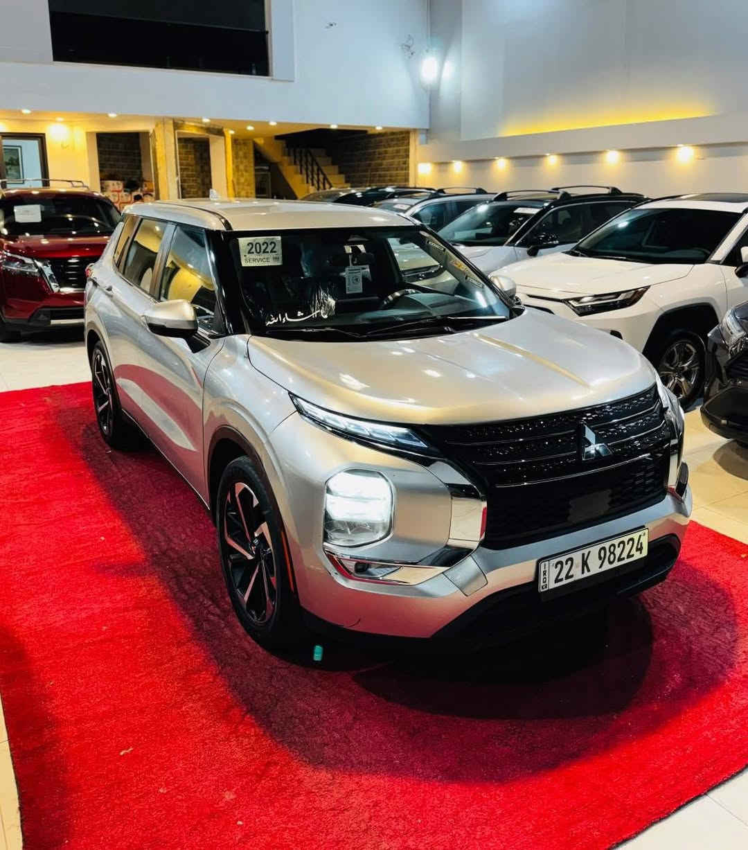 2022 MITSUBISHI OUTLANDER, ES 2.5 S-AWC
موديل :2022

7 راكب
 السعر 188$ بيها مجال 
رقم  اربيل 

عداد  المسافة : 85 الف mile

حجم المحرك : 2.5L ( 4,سلندر )
للون سلفر 

مواصفات  

SE

 بصمة ابواب  بصمة تشغيل 

. كاميرا خلفي

اوتو ستارات (𝐀𝐔𝐓𝐎 𝐒𝐓𝐀𝐑𝐓)

اوتو ستوب (𝐀𝐔𝐓𝐎  𝐒𝐓𝐎𝐏)

رادار امامي (تحديد مسار)

رادار جانبي  (نقاط عمياء)

رادار خلفي (التحذير من الاصطدام)

حساسات امامي حساسات جانبي 

حساسات خلفي 

نظام (𝐀𝐔𝐓𝐎)  نظام (𝐄𝐂𝐎)

نظام (𝐍𝐎𝐑𝐌𝐀𝐋) نظام (𝐒𝐏𝐎𝐑𝐓)

كشنات قماش 

تحكم استيرن 
 
لايتات (𝐋𝐄𝐃)  عدسة زينون  

ويل 20

#العنوان كركوك 
معرض هشام الحمداني لتجارة السيارات 

للاستفسار 
***********
