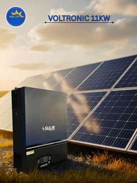 ⚡ MAX E-11K TWIN – قدرة 11KW 🔹 نظام 48V – خرج 230V 🔹 شحن شمسي 11,000W ...