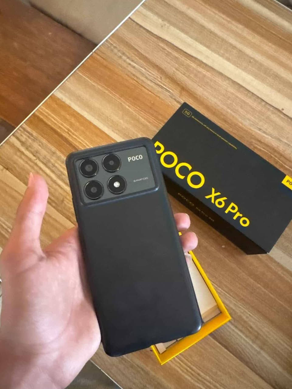 سلام عليكم جهاز للبيع POCO X6 Pro 5Gجهاز كلش حلو ونضيف وملحقاته كامله تخزين 512 رقم الهاتف ***********تواصل
