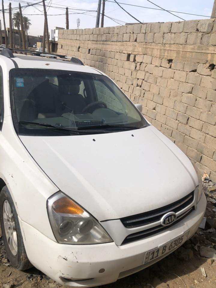 السلام عليكم كيا سيدونا ٢٠٠٦فول مواصفات رقم بغداد الدولي بسمي السيارة تحويل ثاني يوم السعر ١٢٣ المكان بابل الكفل ***********
