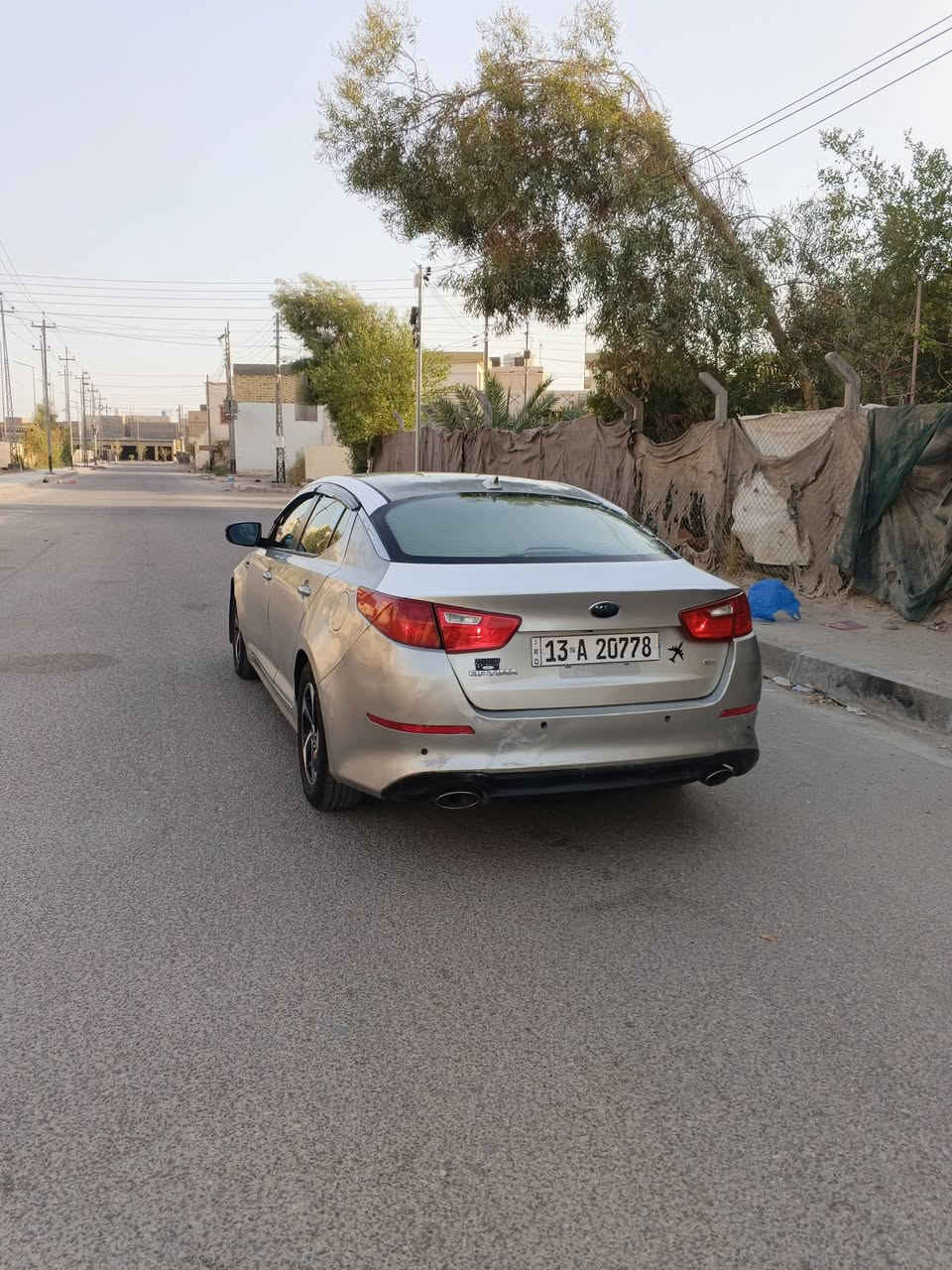 سياره كيا اوبتيما مديل 2015 وارد امريكي حادث جاملغ وبنيد مبدلات وبيه رشات صبغ تجميل اثر جراد مكفوله من الضربه القويه والكلبه والكص والعيب الشرعي 
مواصفاتها 
مكينه GDi 2400
ويل كب كروم 
بلوجكترات 
تبريد+تدفئه
شاشه تاب 
كامره خلفيه دواره 
سنتر لوك 
ماشيه 215mi
حساسات تاير 
اشاير امريا 
نظام ايكو+نظام سبورت 
حداديه 100%
تخم تاير 
سياره جاهزه رقم ميسان مشروع وطني سنويه 27 تحويل ثاني يوم اي نقص مابيه سعره 100 مكانه ذي قار المركز 
***********
