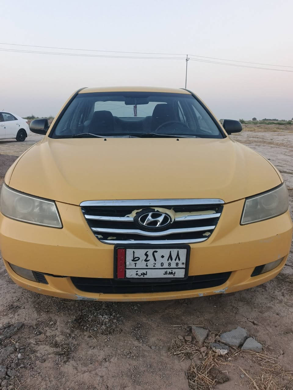 السلام عليكم من رخصت الادمن المحترم #سوناته 2007 كفاله عامه من الضربه ولضرر القوي كير ومحرك كفاله محرك 2000 تبريد ثلج رقم بقداد السياره بسمي شخصين  مصفره هيه وقرامات السعر 88وبيه مجال جدن بصيط ***********
