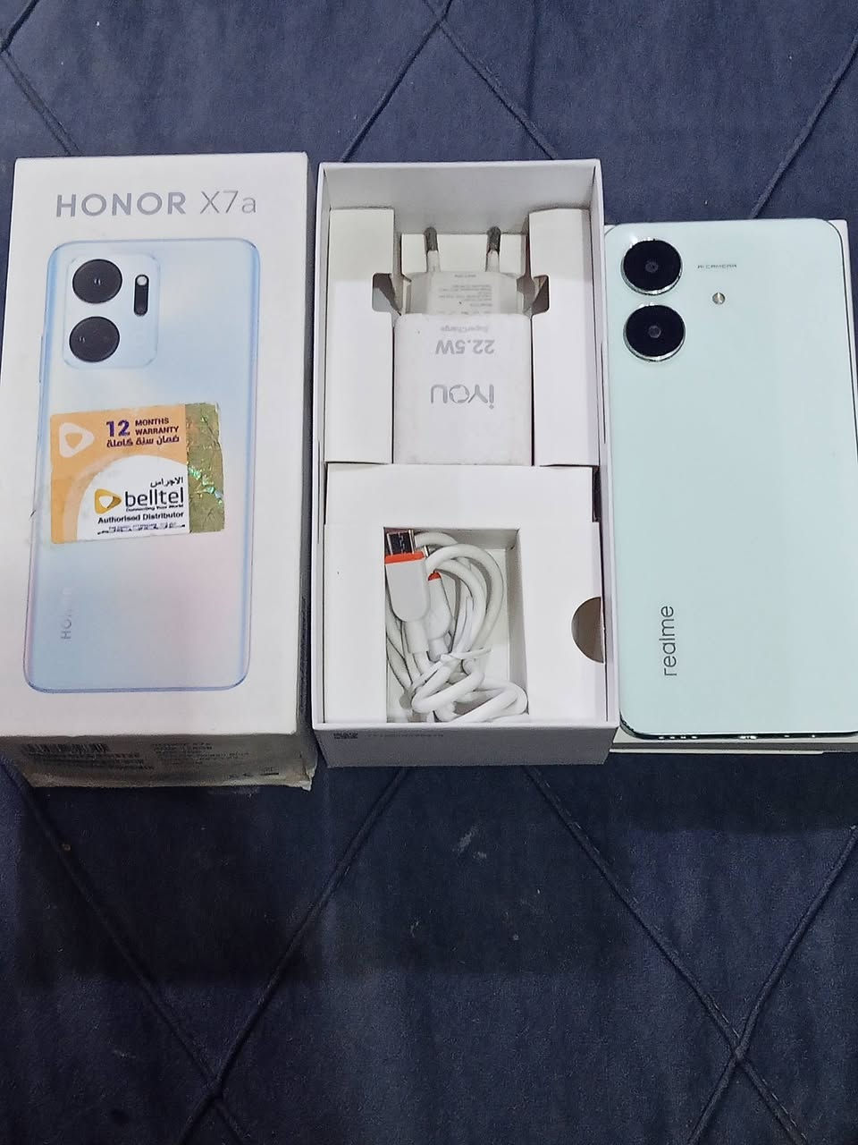 سلام عليكم) (جهاز ريلميRealme جديد موصفاته كدامكم عل كارتونه عشوائي 8 استخدام قليل كلش جهاز معالج قوي سلاسه فول بالالعاب🎮 جهاز أخو الجديد رايده بل150 وبي مجال حك الجيه متوازي عليه جهاز تاخذه عل ضمان ولفحص وتدلل رقم المبايل *********** 📞
