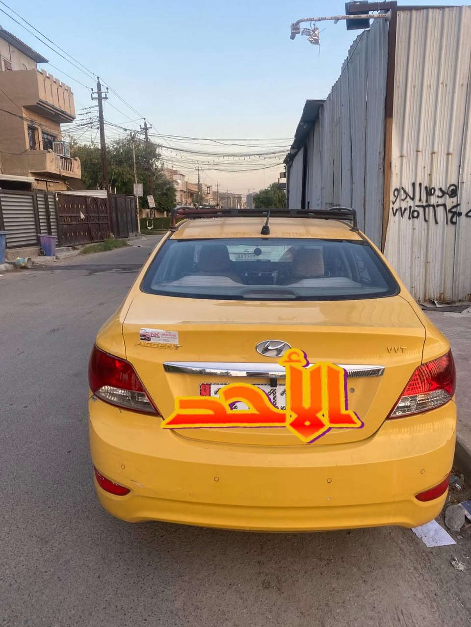 السلام عليكم.. سيارة اكسنت وارد خليلجي موديل 2013 تكسي للبيع ب70$ وبيها مجال الي يرغب بالشراء يتصل على الرقم ***********
