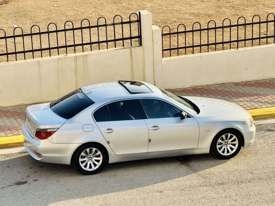 ‏BMW 525i 2007
بيئيم مؤديل 2007 فول مواسفات 
مه كينه 25 ده بل ديجيتال نؤزل كورت مه كينه مه رغوب
ره قه م هه ولير ته حويل ئه سلى زه مان
گيرو مه كينه ى به شه رت زؤر مه زبوته 
يه ك چه مه له خي بيشه وه په مپه  بئ ناوگرتن و بئ ئيرباگ
زور جوان ماوه ته وه و نمونه يه له جوانيدا
مواسفات
(- گير ئؤتؤ ماتيك-سلايد -بصمه  - كوشن هيته ر - كوشن كاره باى - شاشه - ماوس - ڤؤليؤم - تحديد سورعه - لايت ليد - زور مواسفاتى تر )
چوار تايه و ويلى لؤكى بؤ به ستراوه بئ مه سروفه
ته حويل و غه رامه به شه رت به ناوي خومه وه يه 
::: گير و مه كينه و كاره باى و هه موو گيانى به شه رت :::

شوين: سليمانى
سعر: 117$
مؤبايل:***********
           
  

                                                   BMW 525i 2007 
بيئم 525 موديل 2007 فول مواصفات 
محرك ٢٥ دبل ديجيتال  نوزل قصير مرخوب 
رقم اربيل اصلي زمان انتربول 
گير محرك بشرط  بدون عيب 
جاملخ امامي  كلير بدون صرب 
سياره حيل حلوه  علا وصع شريكه 
( گير اوتوماتيك - كشن تتفئه - فتحه -بصمه -حساس - كشن كهربا - شاشه - ماوص - فوليوم - تحديد سورعه - زينون ) 
٤ تايرات مع ويل شادين جديده 
سنويه بسمي 
تحويل و غرامه شرط نفس يوم 
سعر / 117$
مكان / سليمانيه 
هاتف / ***********
