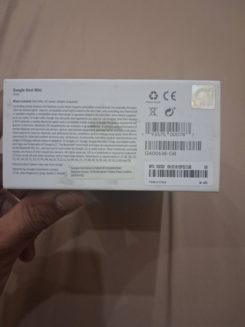 كروم  كاست للبيع (Chromecast ) بسعر ٥٠ الف
كوكول هوم للبيع (Google home-Nest Mini) بسعر ٧٠ الف


**إذا كنت صاحب هذا الإعلان وتريد حذفه لأي سبب، رجاءا أرسل رسالة إلى الدعم الفني**
