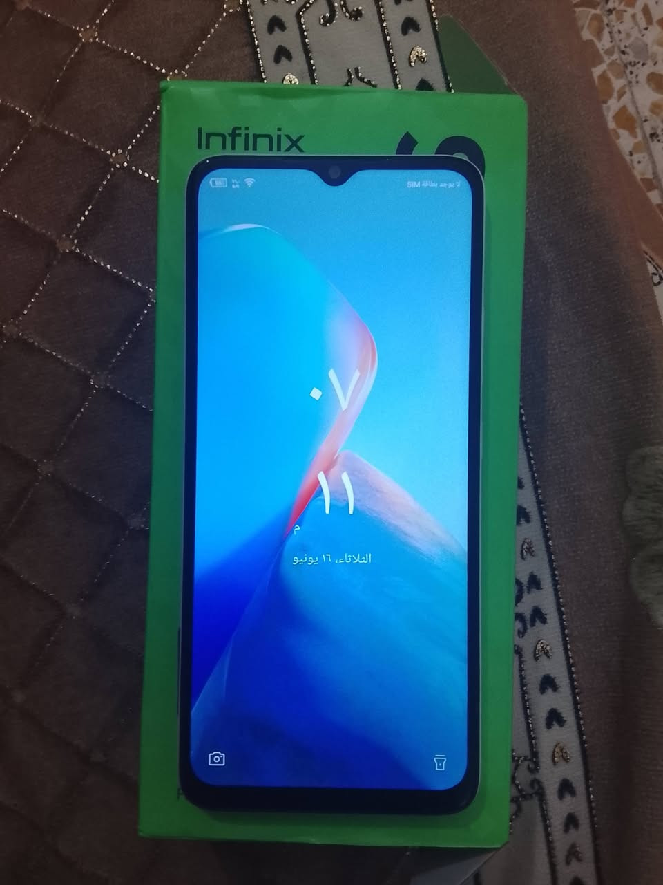 Inifnix سمارت 7 
من فئة الاقتصادية ذاكرة 64
بطارية 5000
رام 2+2
كاميرا 8ميكابكسل 
باقي المواصفات موجودة بالصور السعر ١٥٠ بي مجال بسيط 
***********
ملاحظة جديد جديد  مستخدم يوم واحد فقط
