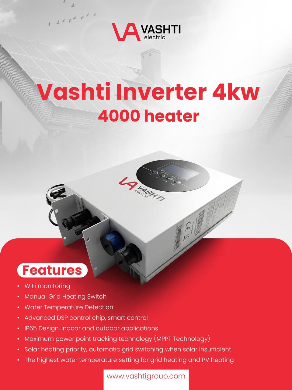 بكل سرور نعلن عن وصول انفيرترات من شركة فاشتي بمواصفات عالية وجودة ممتازة.

1100T-48PL-1.
1100-48-2. 
6200-48L-3.
3500-24L-4.
1500-12S-5.
4000Heatere-6.

متوفر بكميات واسعار منافسة وضمانات حقيقية يتوفر لدي شركة فاشتي ورشة صيانة متخصصة تحت اشراف مهندسين متخصصين 🔥

📍سليمانية-شارع 60 مقابل فندق تايتانك.
***********
***********

📍كركوك-حي صناعي جديدة شارع هارون.
***********
***********
***********
