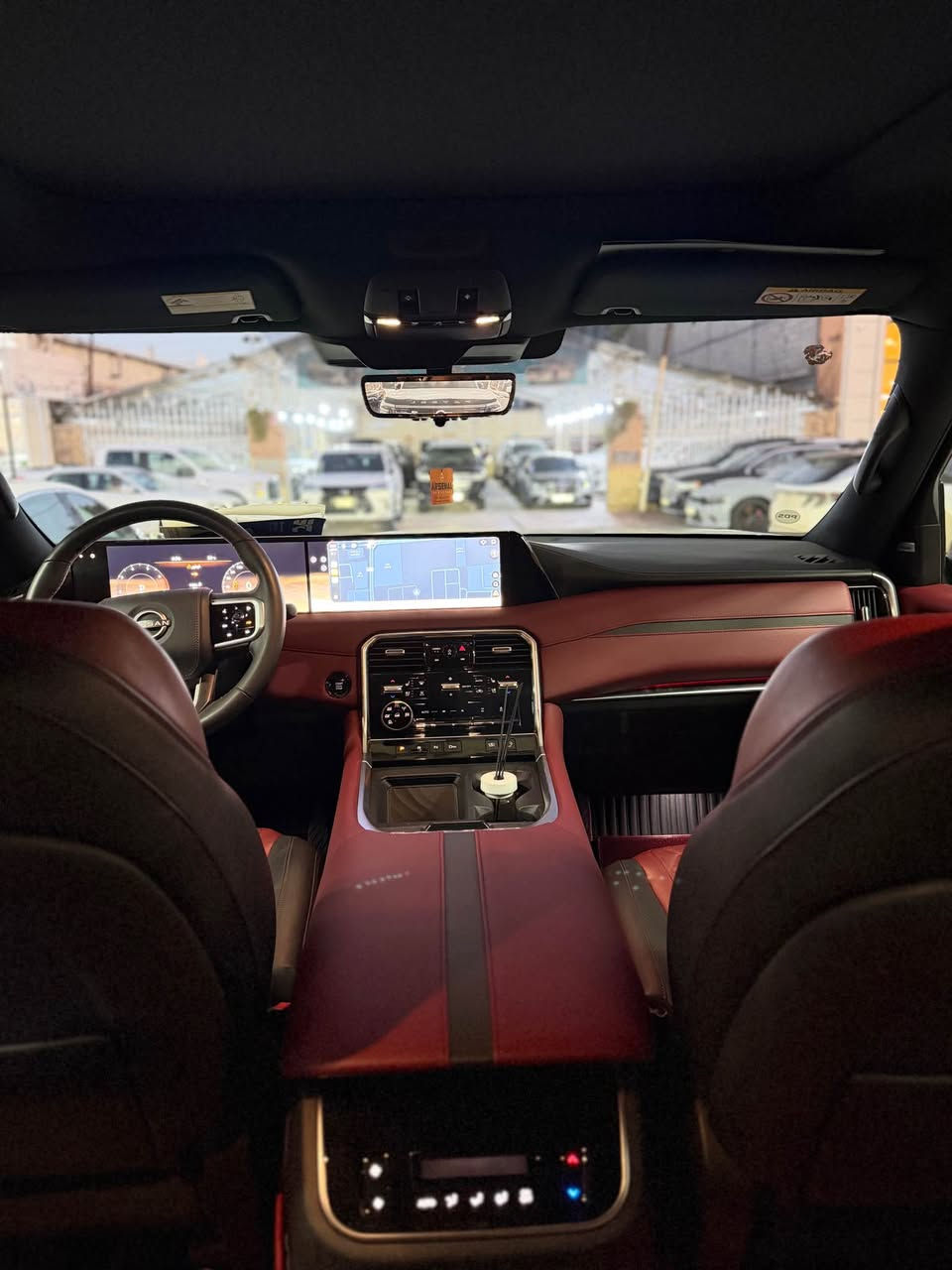 باترول 2025 أعلى فئة بلاتينيوم 

< توين تيربو >
 < تو كلر اصلي >
العداد : 15,000km
كفالة عامة 
مغلف سقف وتكم ودعاميات 
سابقاً مغلفة كاملة 
ضمان السور : مجاني : صيانة + زيت 
جكات اوتو رفع وتنزيل حسب الطرق 
كراسي مساج + تدفئه وتبريد 
12 سماعة Klipsch
كراسي خلفي كهرباء 
كامرات 360 (5 كامرات) ويا نظام رؤية 3D
شاشات كبيرة + هيد أب دسبلي
 سقف بانوراما
رادار + مثبت سرعة ذكي
تحذير مغادرة المسار
نقاط عمياء
فرملة طوارئ

بعد هواي بيها مواصفات 

*********** بغداد, العراق
