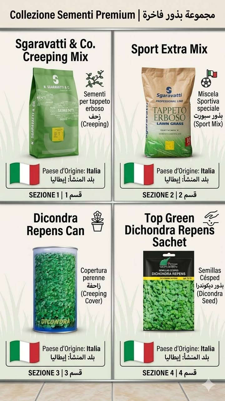 تعبت من الثيل اللي كل فترة يبهت ويروح؟
الحل يبدأ من البذرة 🌱

 الاصناف المتوفره
الثيل الاسباني
الثيل الايطالي 
الثيل الدنماركي 
دائمي… يتحمل حرارة العراق
وينمو بسرعة ويغطي كل الفراغات بكثافة

خلي حديقتك ترجع خضراء طول السنة

📞 ***********
