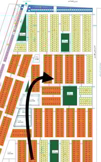 النجف حي الحنانة • مجمع النخيل • 200م2