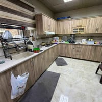 كابينت مطبخ • مواد تركية • سطح مرمر