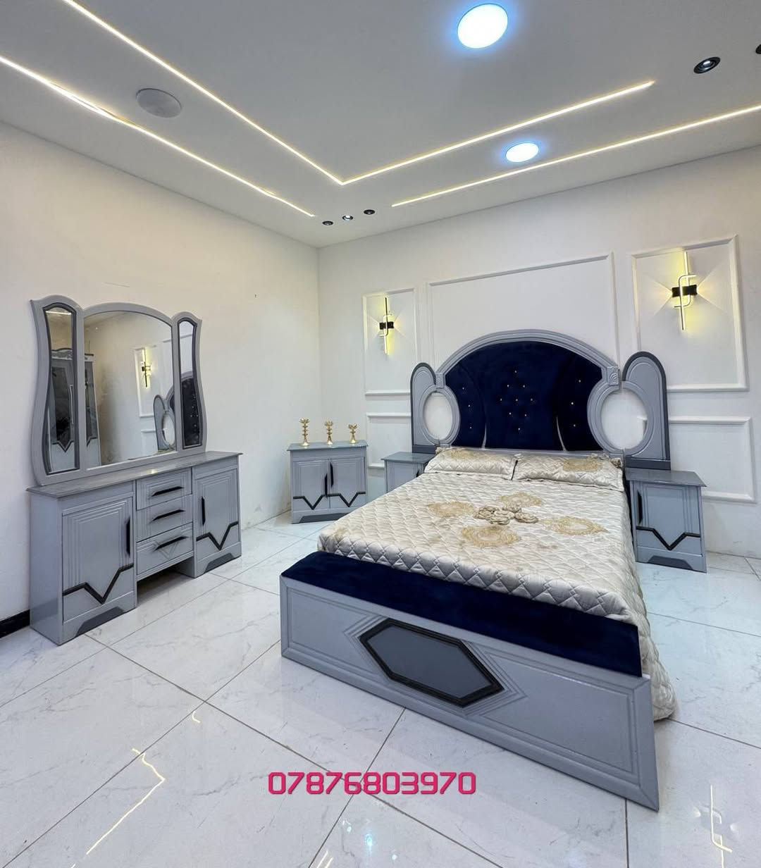✨ غرف نوم عراقية فاخرة بأجمل التصاميم وأفضل الأسعار ✨
***********
***********
http://wa.me/+9647876803970

🔹 نجارة عراقية متقنة بجودة عالية وتشطيبات راقية.
🔹 أكثر من 50 موديل مختلف يناسب جميع الأذواق.
🔹 توصيل إلى بغداد وجميع المحافظات بأجور مناسبة.
🔹 سرعة في الإنجاز وخدمة مميزة حتى باب البيت.

📌 مكونات الغرفة:
✔️ كنتور قياس 320 
داخل 3 ملم الوجه 5 ملم
✔️ ميز مرآة 
✔️ ميز بلازما
✔️ زاوية كنتورية. قياس80
✔️ سرير 160*200
✔️ تاج الجرباية
✔️ ناصي الجرباية
✔️ قواعد الجرباية كله بلوك
✔️ كومدين عدد (2) قياس 50 الواحد 

⭐ الإضافات:
▪️ شازلون مقعد: 50 ألف دينار
▪️ شازلون مخزن: 75 ألف دينار
▪️ دواشك طبية درجة أولى بضمان استبدال 5 سنوات:
150 ألف دينار / 
http://wa.me/+9647876803970

💰 أسعار غرف النوم تبدأ من:
1,000,000 دينار إلى 1,250,000 دينار فقط

🛏️ كما يتوفر لدينا موديلات طابقين بأسعار تبدأ من:
1,800,000 دينار فما فوق

🎨 أعمال صبغ  من أجود الخامات وبأسعار متنوعة تناسب الجميع.

🚚 ويانه طلبك يوصل لباب البيت بأسرع وقت!

📞 للحجز والاستفسار:
http://wa.me/+9647876803970
*********** 
***********
***********

📩 يرجى إرسال صورة الموديل المطلوب  التواصل مباشرة واتساب، وسنكون بخدمتكم.
