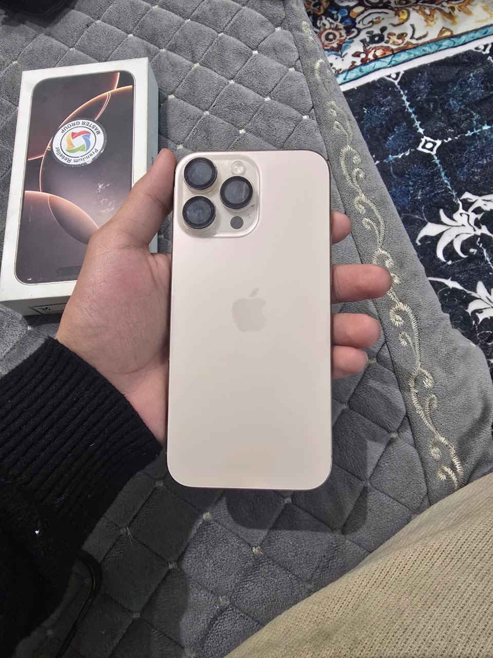 سلام عليكم ايفوان 16برو ماكس
ذكره 256عربي شرق اوسط 
مكفول شخط مابي 
مكاني الكظميه ***********
سعر 1350
