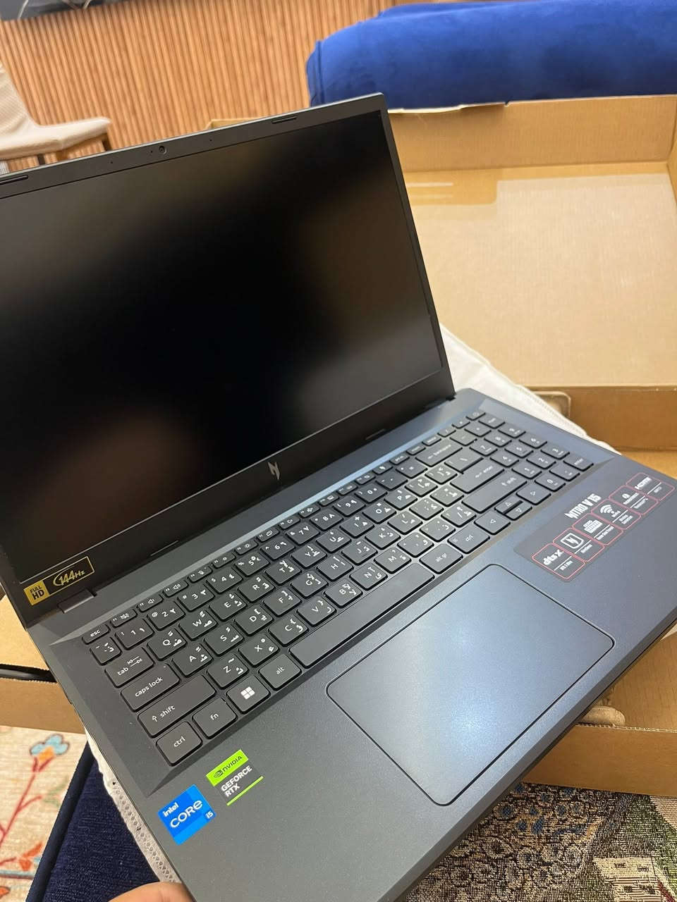 Acer Nitro V15
تقريبا جديد 🆕 استخدامه كلش قليل 
مواصفاته بالصور مذكوره جهاز مكفول وشرط النظافة وبالخير ع الياخذه 
سعره مليون و ١٥٠ 
بغداد / الدوره
***********

