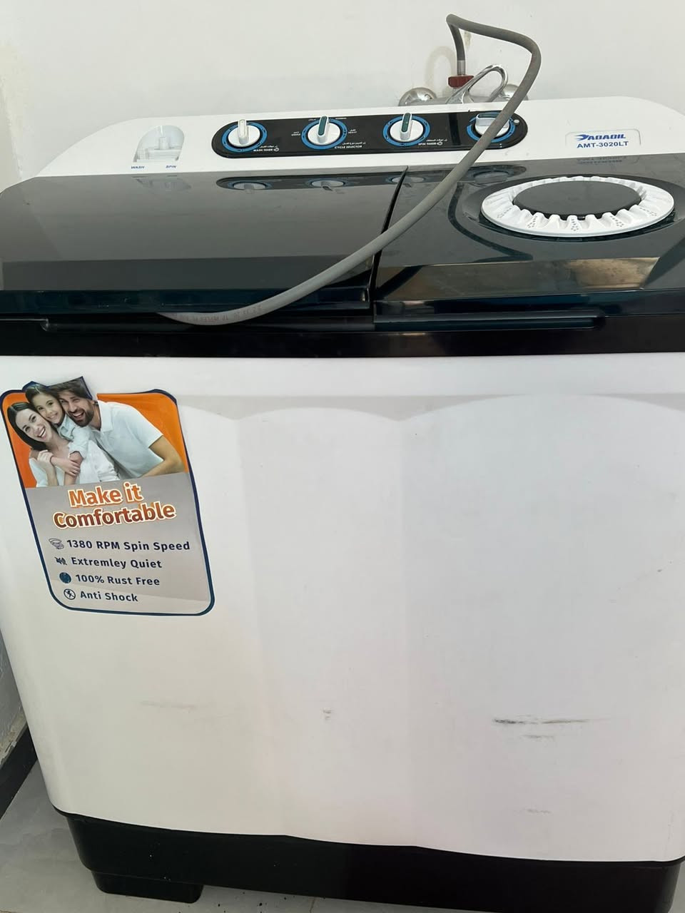 السلام عليكم غساله للبيع ب 150 و بيه مجال للشراي 
ضرر فقط الغسيل يدور بأتجاه واحد


**إذا كنت صاحب هذا الإعلان وتريد حذفه لأي سبب، رجاءا أرسل رسالة إلى الدعم الفني**