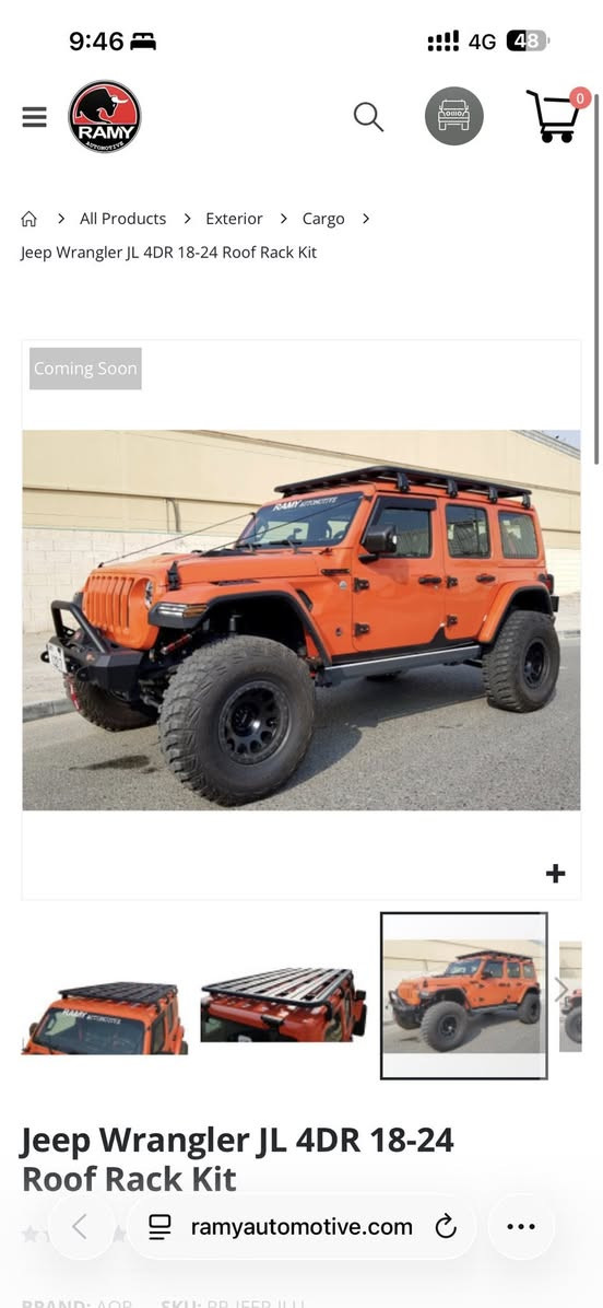 السلام عليكم سيباية ماركة AOR
جايبيها من دبي سعرها عند ورشة رامي ب 1000$

سعرها قفل ب ٥٠٠ الف 

مكانها بالبصرة 

*********** 
استخدام موسم واحد كلش جديد 

https://www.ramyautomotive.com/jeep-wrangler-jl-4dr-18-24-roof-rack-kit?utm_source=ig&utm_medium=social&utm_content=link_in_bio&fbclid=PAdGRleAQb9H1leHRuA2FlbQIxMQBzcnRjBmFwcF9pZA8xMjQwMjQ1NzQyODc0MTQAAaex5sSGXZUVovZXTJlv1yZaOZapxQ-9UILdGMuF3R7MFNaOKxULGrnwmUR5rA_aem_eeJxxfaUz5jehOqSnd2WaQ
ادخل ع الرابط وشوف سعرها وتفاصيله
