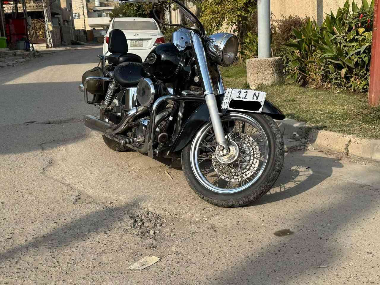 السلام عليكم
للبيع هارلي شادو كلاسك بلاد 400cc
الدراجه على وضع البلاد يرادله ترتيبات بسيطة 
مرقم بغداد نكليزي جديد
الاستفسار *********** ممتواجد على الفيس
