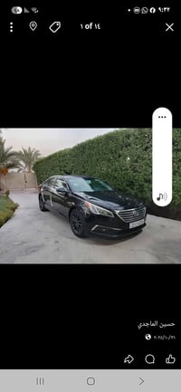 سوناتا موديل 2015 مكان بغداد المدينه الصدر سيارة نضيفه كلشي شغال كهربا...