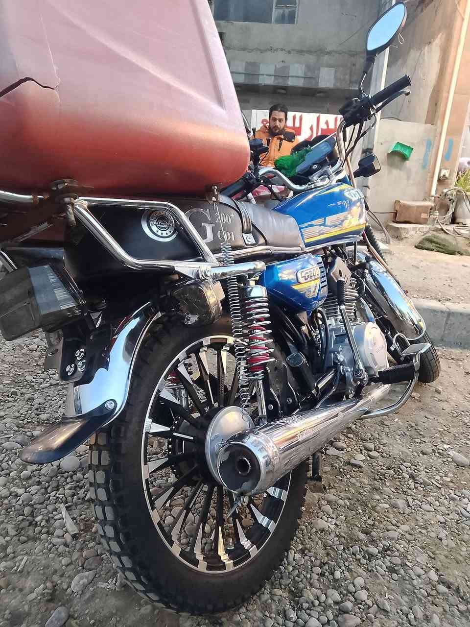 سلام عليكم دراجه يراني خمسه كير جديدة كولش ومكفوله كفاله عامه وراق كامله سعر 850وبيه مجال رقم ***********وتساب
